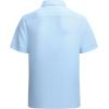 imageAlex Vando Mens Printed Dress Shirts Short Sleeve Easy Care Regular Fit Button Down ShirtBlue Square 4653