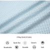 imageAlex Vando Mens Printed Dress Shirts Short Sleeve Easy Care Regular Fit Button Down ShirtBlue Stripe 863