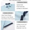 imageAlex Vando Mens Printed Dress Shirts Short Sleeve Easy Care Regular Fit Button Down ShirtBlue Stripe 863