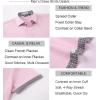imageAlex Vando Mens Printed Dress Shirts Short Sleeve Easy Care Regular Fit Button Down ShirtPink Cross 4490