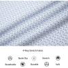 imageAlex Vando Mens Printed Dress Shirts Short Sleeve Easy Care Regular Fit Button Down ShirtWhite Palm 6495
