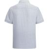 imageAlex Vando Mens Printed Dress Shirts Short Sleeve Easy Care Regular Fit Button Down ShirtWhite Palm 6495