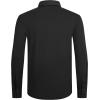 imageAlex Vando Mens Dress Shirts 8Way Super Stretch French Placket Business Button Down Shirt MenBlack