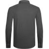 imageAlex Vando Mens Dress Shirts 8Way Super Stretch French Placket Business Button Down Shirt MenCharcoal