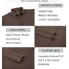 imageAlex Vando Mens Dress Shirts 8Way Super Stretch French Placket Business Button Down Shirt MenCoffee