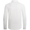 imageAlex Vando Mens Dress Shirts 8Way Super Stretch French Placket Business Button Down Shirt MenWhite