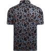 imageAlex Vando Mens Hawaiian Golf Shirt Moisture Wicking Digital Print Golf Shirts for MenBlack Ghost