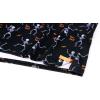 imageAlex Vando Mens Hawaiian Golf Shirt Moisture Wicking Digital Print Golf Shirts for MenBlack Skeleton