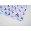 imageAlex Vando Mens Hawaiian Golf Shirt Moisture Wicking Digital Print Golf Shirts for MenBlue Christmas Leaf