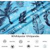 imageAlex Vando Mens Hawaiian Golf Shirt Moisture Wicking Digital Print Golf Shirts for MenBlue Palm Tree