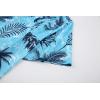 imageAlex Vando Mens Hawaiian Golf Shirt Moisture Wicking Digital Print Golf Shirts for MenBlue Palm Tree