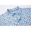 imageAlex Vando Mens Hawaiian Golf Shirt Moisture Wicking Digital Print Golf Shirts for MenBlue Surfboard