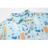 imageAlex Vando Mens Hawaiian Golf Shirt Moisture Wicking Digital Print Golf Shirts for MenCyan Surfboard