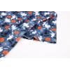 imageAlex Vando Mens Hawaiian Golf Shirt Moisture Wicking Digital Print Golf Shirts for MenDustyblue Pumpkin