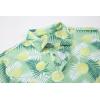 imageAlex Vando Mens Hawaiian Golf Shirt Moisture Wicking Digital Print Golf Shirts for MenGreen Lemon