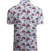 imageAlex Vando Mens Hawaiian Golf Shirt Moisture Wicking Digital Print Golf Shirts for MenGrey Christmas Car
