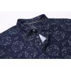 imageAlex Vando Mens Hawaiian Golf Shirt Moisture Wicking Digital Print Golf Shirts for MenNavy Christmas Ball