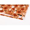 imageAlex Vando Mens Hawaiian Golf Shirt Moisture Wicking Digital Print Golf Shirts for MenOrange Pumpkin