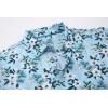 imageAlex Vando Mens Hawaiian Golf Shirt Moisture Wicking Digital Print Golf Shirts for MenWhite Christmas Flower