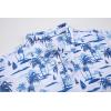imageAlex Vando Mens Hawaiian Golf Shirt Moisture Wicking Digital Print Golf Shirts for MenWhite Palm Tree