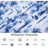 imageAlex Vando Mens Hawaiian Golf Shirt Moisture Wicking Digital Print Golf Shirts for MenWhite Palm Tree
