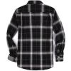 imageAlex Vando Mens Button Down Shirts Flannel Shirt Long SleeveBlackWhite