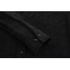 imageAlex Vando Mens Button Down Shirts Flannel Shirt Long SleeveCorduroy Black 02