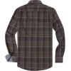 imageAlex Vando Mens Button Down Shirts Flannel Shirt Long SleeveGreyCoffee