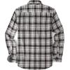 imageAlex Vando Mens Button Down Shirts Flannel Shirt Long SleeveGreyWhiteCoffee