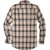 imageAlex Vando Mens Button Down Shirts Flannel Shirt Long SleeveKhakiBlack 613