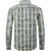 imageAlex Vando Mens Button Down Shirts Flannel Shirt Long SleeveRhinestone YellowGrey