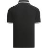 imageAlex Vando Mens Golf Shirt CottonLike Silky Performance Short Sleeve Sports Polo ShirtsBlack