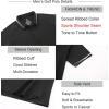 imageAlex Vando Mens Golf Shirt CottonLike Silky Performance Short Sleeve Sports Polo ShirtsBlack