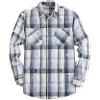 imageAlex Vando Mens Button Down Shirts Flannel Shirt Long SleeveDistressed Blue