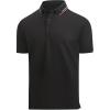 imageAlex Vando Mens Golf Shirt Moisture Wicking Performance ampamp Polished Style Polo Shirts for MenBlack