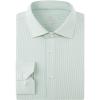 imageAlex Vando Mens Stripe Dress Shirt FastDrying Long Sleeve Regular Fit Button Down ShirtsGreen