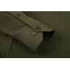 imageAlex Vando Mens Dress Shirt Wrinkle Free Regular Fit 4Way Stretch Button Down ShirtsArmy Green