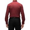 imageAlex Vando Mens Dress Shirt Wrinkle Free Regular Fit 4Way Stretch Button Down ShirtsCotton Burgundy