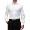 imageAlex Vando Mens Dress Shirt Wrinkle Free Regular Fit 4Way Stretch Button Down ShirtsCotton White
