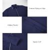 imageAlex Vando Mens Dress Shirt Wrinkle Free Regular Fit 4Way Stretch Button Down ShirtsHidden Navy