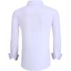 imageAlex Vando Mens Dress Shirt Wrinkle Free Regular Fit 4Way Stretch Button Down ShirtsSolid White