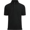 imageAlex Vando Mens Polo Shirts Short Sleeve Regular Fit Fashion Designed ShirtBlack Jacquard