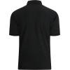 imageAlex Vando Mens Polo Shirts Short Sleeve Regular Fit Fashion Designed ShirtBlack Jacquard
