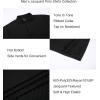 imageAlex Vando Mens Polo Shirts Short Sleeve Regular Fit Fashion Designed ShirtBlack Jacquard