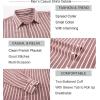 imageAlex Vando Mens Linen Long Sleeve Casual Button Down Shirt for Men Beach Wedding ShirtsBurgundy