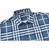 imageAlex Vando Mens Print Plaid Button Down Shirts Wrinkle Free 4Way Stretch Casual Dress Shirt for Men29 DustyblueWhite