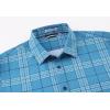imageAlex Vando Mens Print Plaid Button Down Shirts Wrinkle Free 4Way Stretch Casual Dress Shirt for Men33 Blue