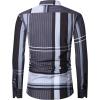 imageAlex Vando Mens Print Plaid Button Down Shirts Wrinkle Free 4Way Stretch Casual Dress Shirt for MenBlackGrey