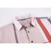 imageAlex Vando Mens Print Plaid Button Down Shirts Wrinkle Free 4Way Stretch Casual Dress Shirt for MenRedGrey