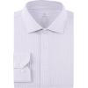 imageAlex Vando Mens Stripe Dress Shirt FastDrying Easy Care Long Sleeve Regular Fit Button Down ShirtsLilac